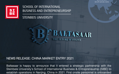 Baltasaar Markteintritt in China 2021: Kooperation mit SIBE – Steinbeis School of International Business and Entrepreneurship