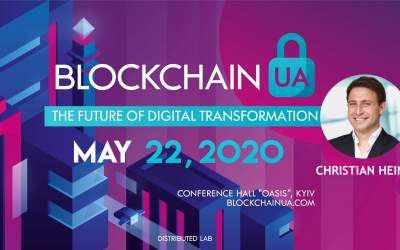 We invite you to Kyiv! Meet us at BlockchainUA, May 22nd, 2020!