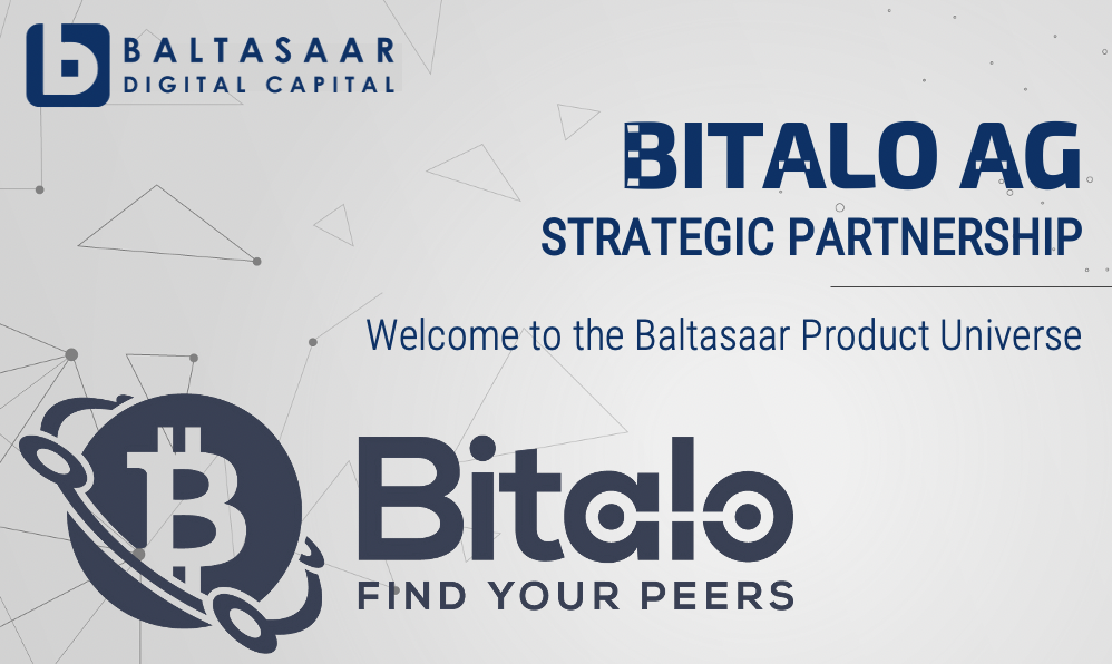 NEWS: Baltsaaar & Bitalo AG schließen strategische Partnerschaft